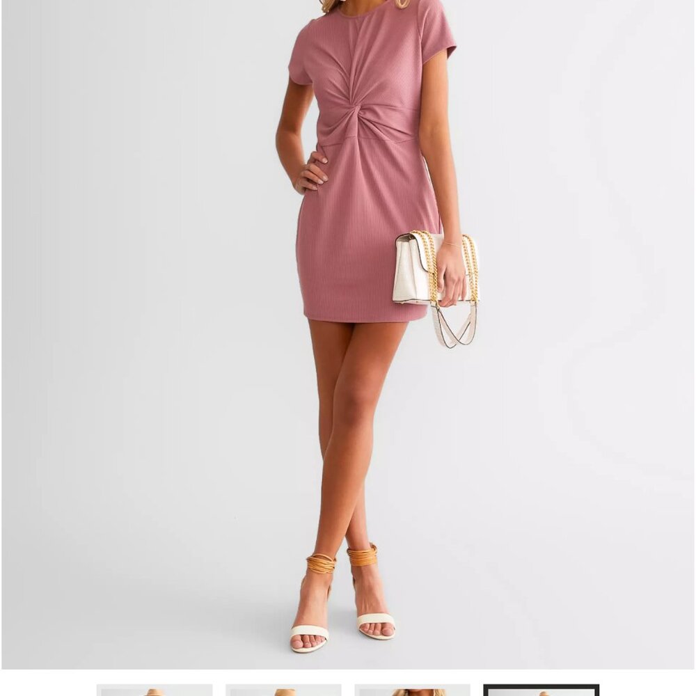Willow & Root Twisted Mini Dress - Picture 2 of 5